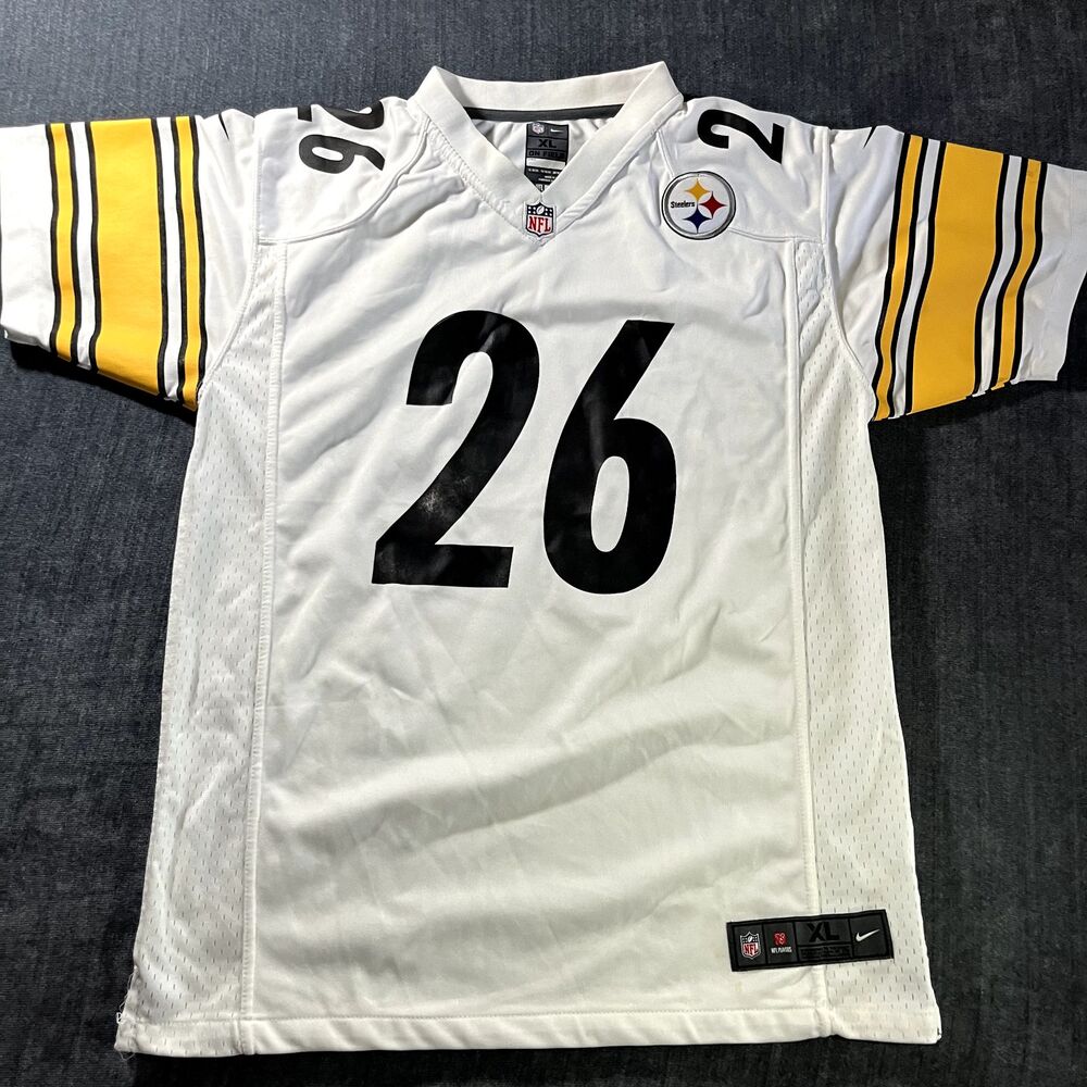 Pittsburgh Steelers NFL Jersey Youth XL White Le'Veon Bell #26 Nike On Field